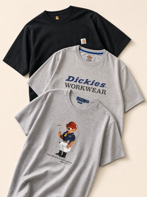 Camisetas Polo Ralph Lauren, Carhartt y Dickies