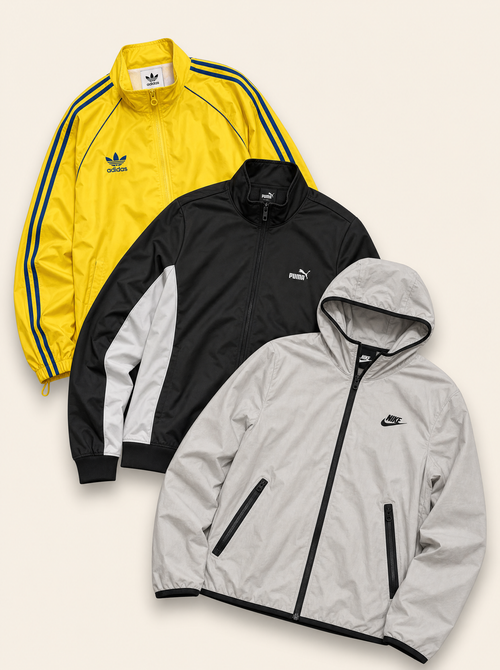 Chaquetas Parachute Adidas, Nike, Puma, Reebok, The North Face y Columbia