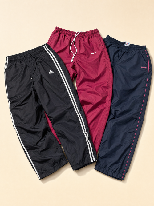 Pantalones Parachute Adidas, Nike, Puma, Reebok, The North Face y Columbia