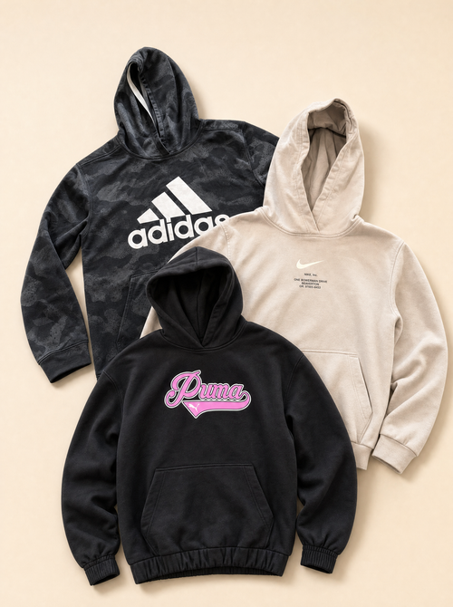 Sudaderas Adidas, Nike, Puma, Reebok, The North Face y Columbia