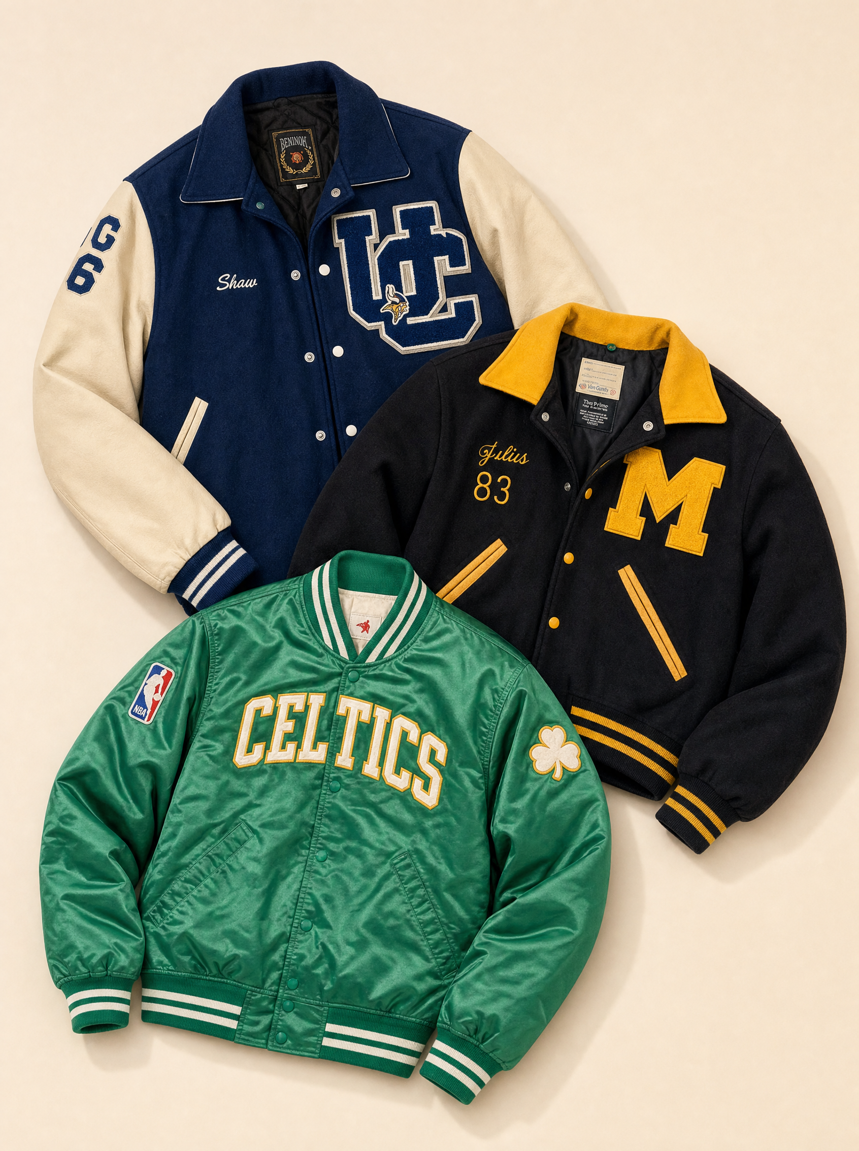 Chaquetas Universitarias Varias Marcas